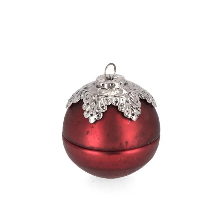 CANDELA A SFERA ROSSO D10 CON